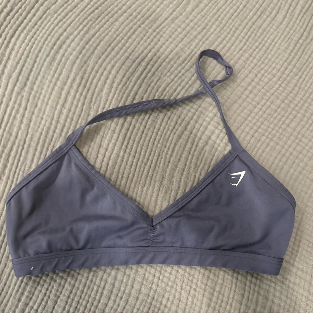 Gym Shark Minimal Sports Bra - Evening Blue